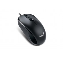 Mouse Genius DX-110, Optical, 1000 dpi, 3 buttons, Ambidextrous, Black, USB
