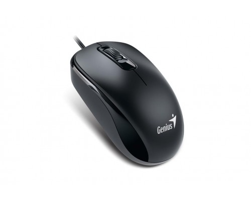 Купить  Mouse Genius DX-110, Optical, 1000 dpi, 3 buttons, Ambidextrous, Black, USB