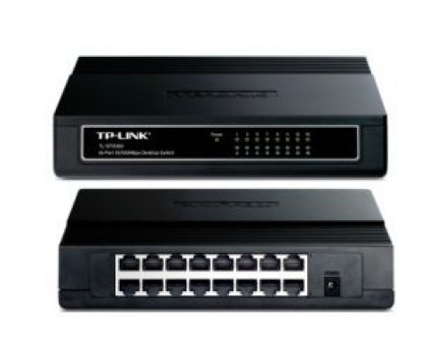Купить  16-port 10/100Mbps Desktop Switch  TP-LINK " TL-SF1016D", Plastic Case